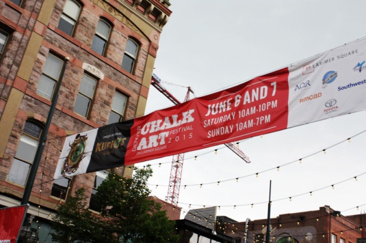 Cirque Du Soleil’s Kurios Signage At Denver Chalk Art Festival