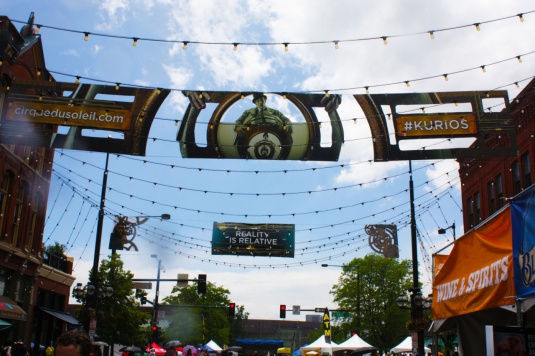Cirque Du Soleil’s Kurios Signage At Denver Chalk Art Festival